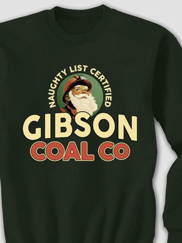 Christmas Coal Company : Printed Sweatshirts product image 3