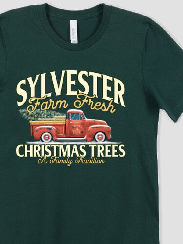 Christmas Tree Farm : Premium Printed T-Shirts