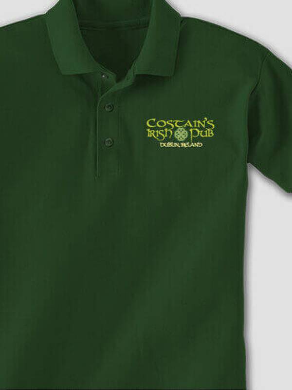 Classic Irish Pub : Embroidered Polo Shirts product image 1