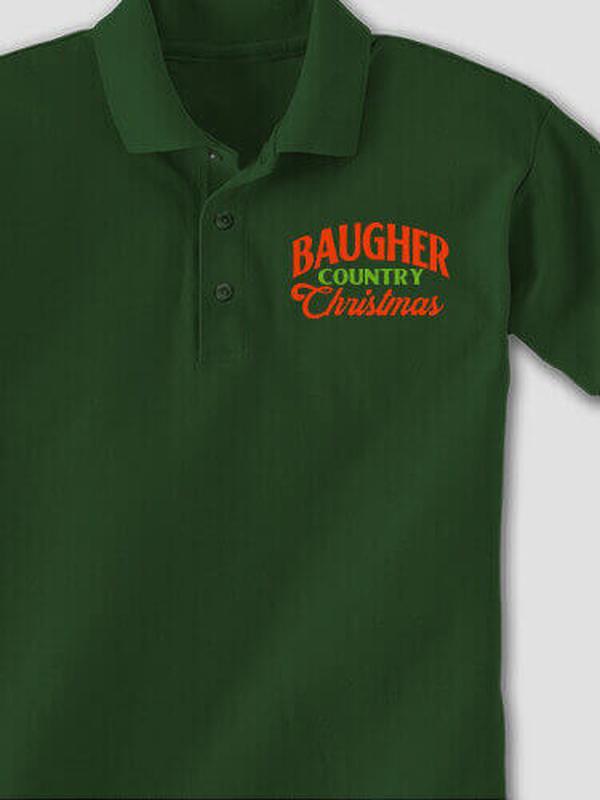 Country Christmas : Embroidered Polo Shirts product image 2