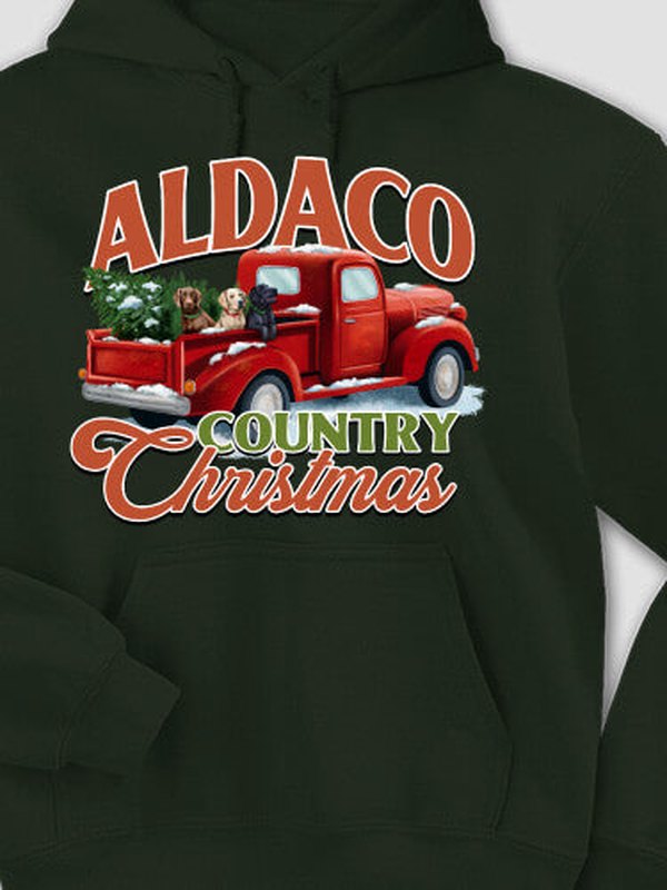 Country Christmas : Printed Hoodies product image 3