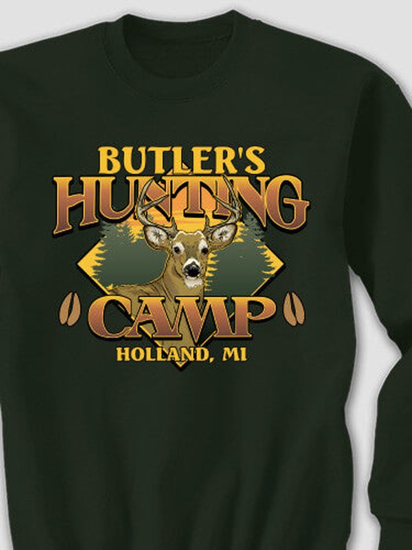 Deer Hunting Camp : Printed Sweatshirts product image 1