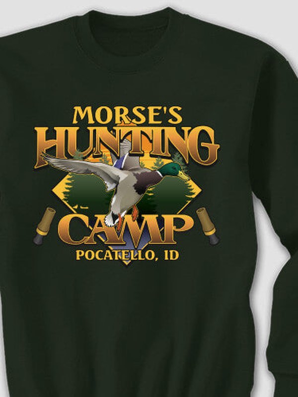 Duck Hunting Camp : Printed Sweatshirts product image 3