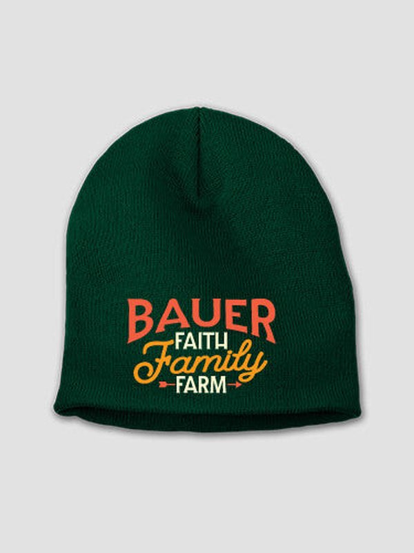 Faith Family Farm : Embroidered Beanies