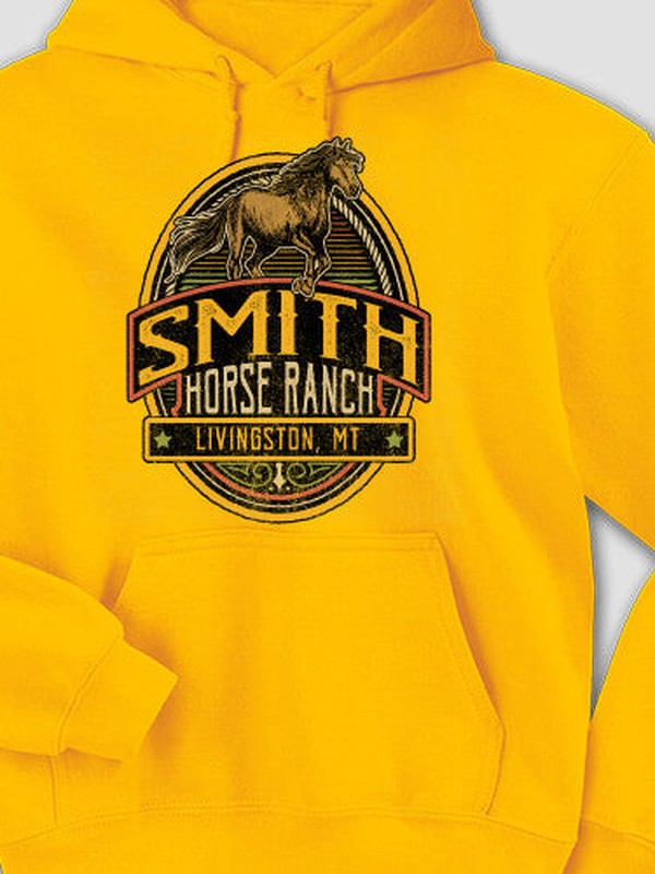Classic Horse Ranch : Printed Hoodies product image 4