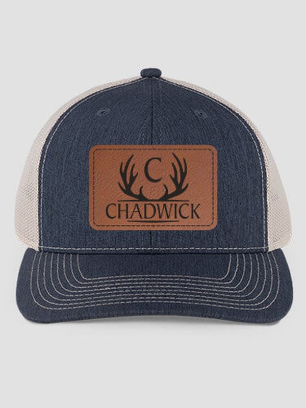 Antler Monogram : Structured Trucker Hats with Patch