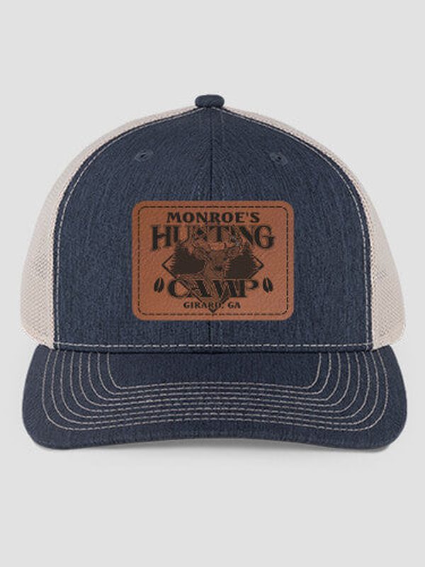 Deer Hunting Camp : Structured Trucker Hats with Patch