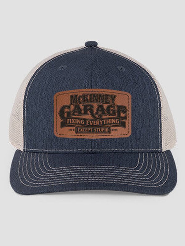 Fixing Everything Garage : Structured Trucker Hats with Patch