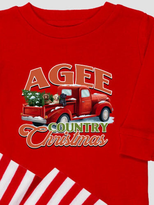 Country Christmas : Matching Family Pajamas
