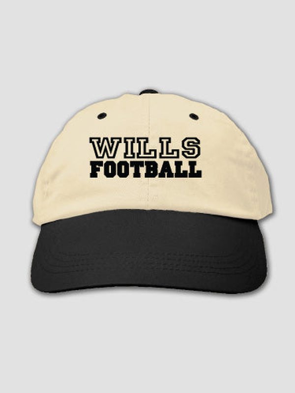 Football : Embroidered Baseball Hats