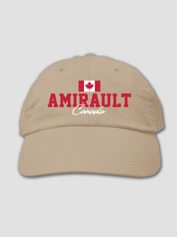 Canadian Flag : Embroidered Baseball Hats