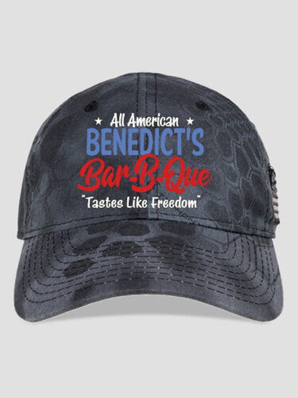 All American BBQ : Embroidered Kryptek Tactical Camo Hats