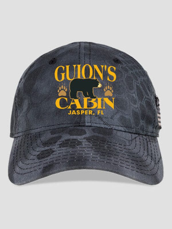 Bear Cabin : Embroidered Kryptek Tactical Camo Hats
