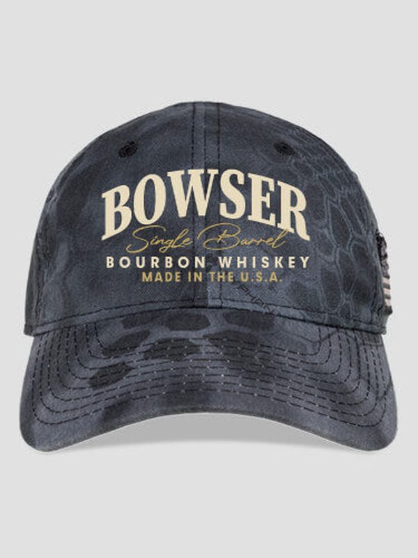 Bourbon Whiskey : Embroidered Kryptek Tactical Camo Hats