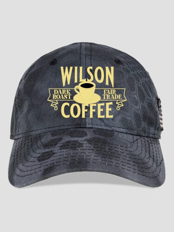 Coffee : Embroidered Kryptek Tactical Camo Hats