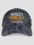 Custom Cycle Garage BP : Embroidered Kryptek Tactical Camo Hats