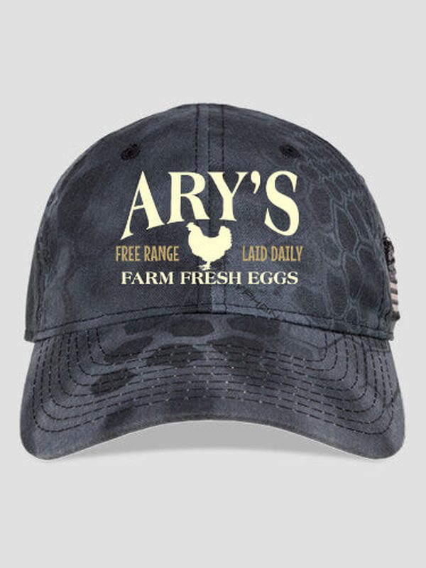 Farm Fresh Eggs : Embroidered Kryptek Tactical Camo Hats