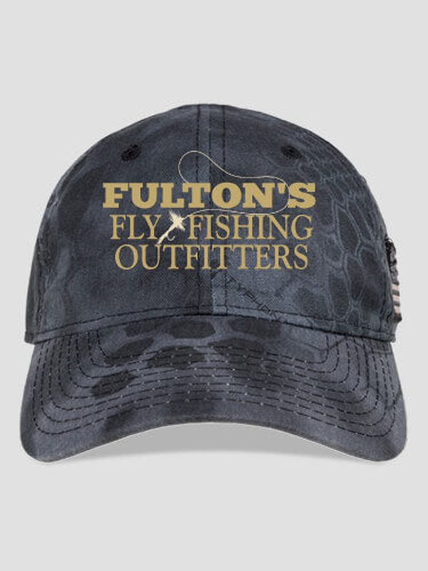 Fly Fishing : Embroidered Kryptek Tactical Camo Hats