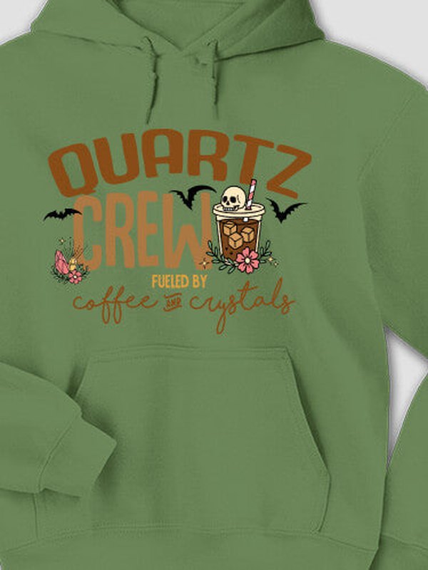 Coffee And Crystals : Printed Hoodies product image 1