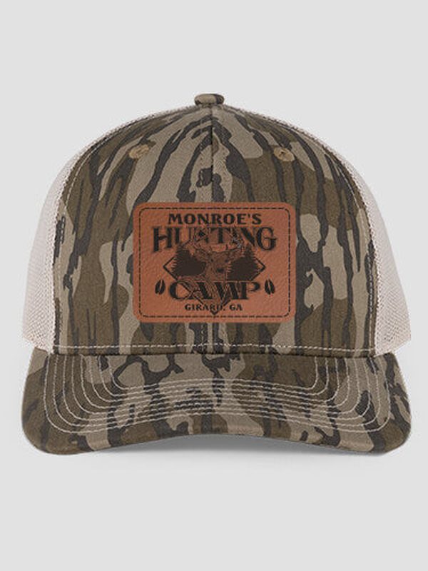 Deer Hunting Camp : Structured Trucker Hats with Patch