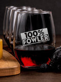 100 Percent : Cheese Board Wine Glass Gift Sets - Engraved