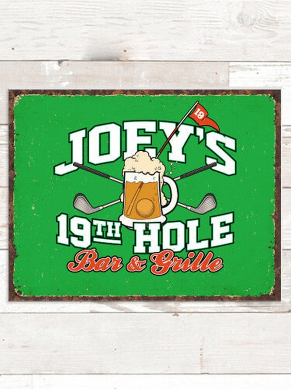 19th Hole : Tin Signs