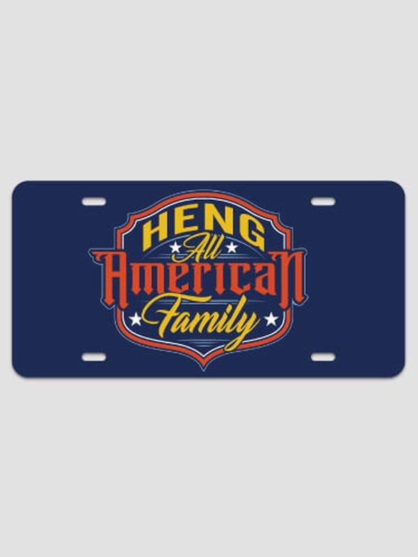 All-American Family : License Plates