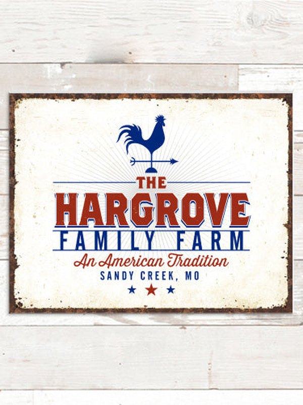 American Farm : Tin Signs