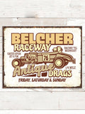 Antique Drag Race : Tin Signs