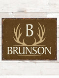 Antler Monogram : Tin Signs