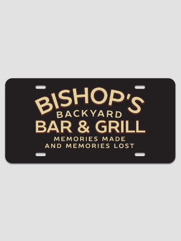 Backyard Bar and Grill : License Plates