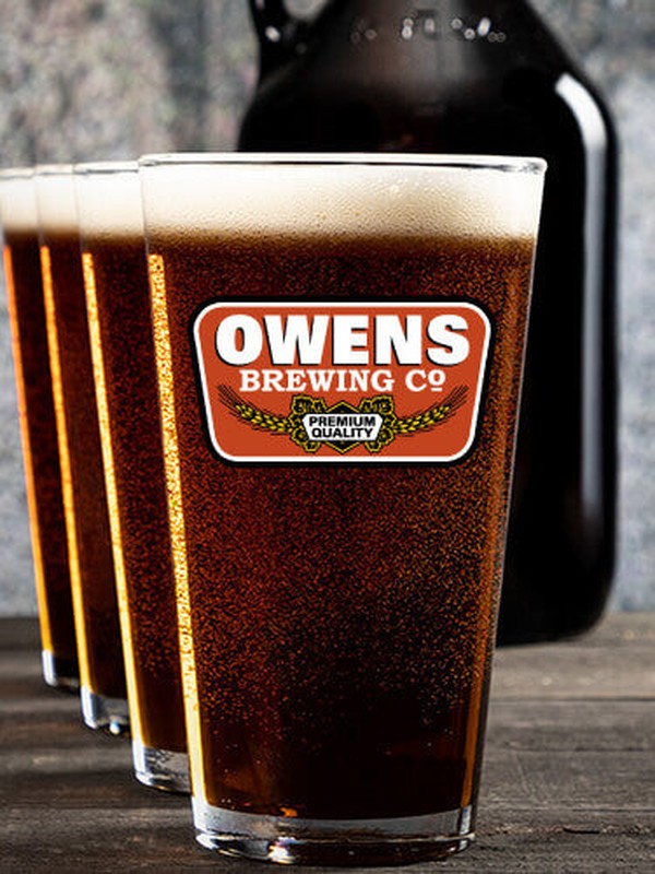 Brewing Company : Growler Pint Glass Gift Sets - Color Printed