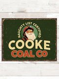 Christmas Coal Company : Tin Signs