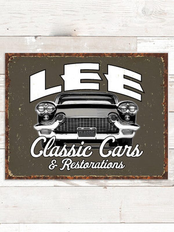 Classic Cars : Tin Signs