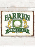 Classic Country Club : Tin Signs