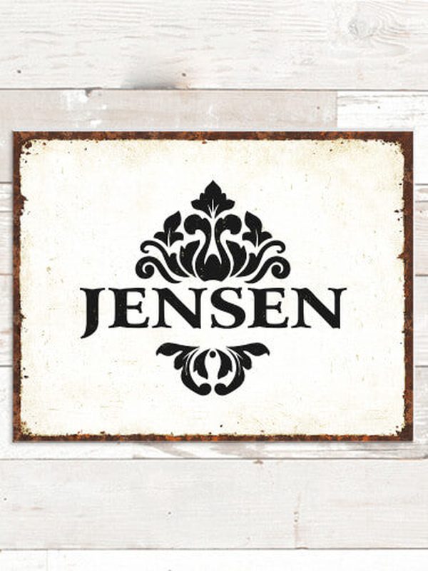 Classic Filigree : Tin Signs