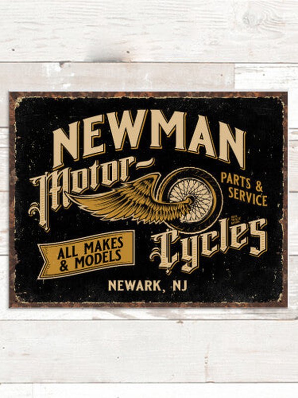 Classic Motorcycles : Tin Signs