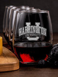 Classic University : Cheese Board Wine Glass Gift Sets - Engraved
