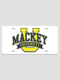 Classic University : License Plates
