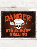 Danger Grilling : Tin Signs