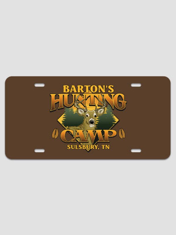 Deer Hunting Camp : License Plates
