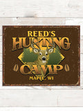 Deer Hunting Camp : Tin Signs