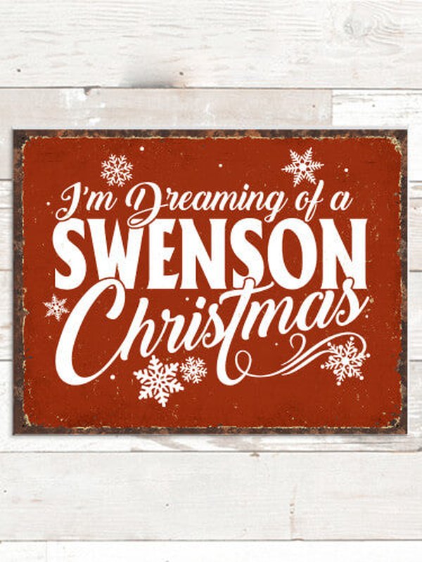 Dreaming Of Christmas : Tin Signs