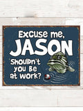 Excuse Me Fish : Tin Signs