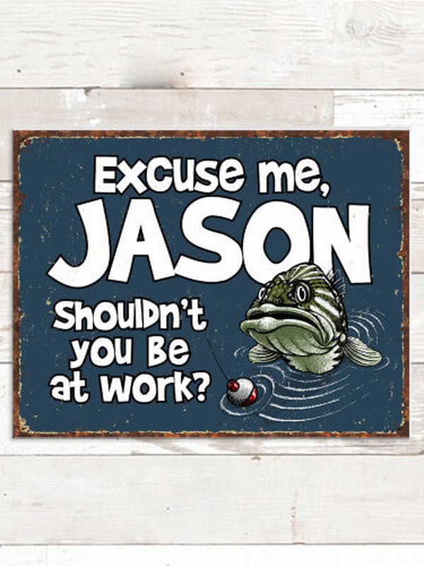 Excuse Me Fish : Tin Signs