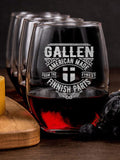 Finnish Parts : Cheese Board Wine Glass Gift Sets - Engraved