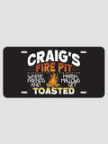 Fire Pit : License Plates