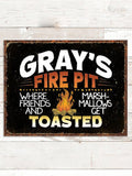Fire Pit : Tin Signs