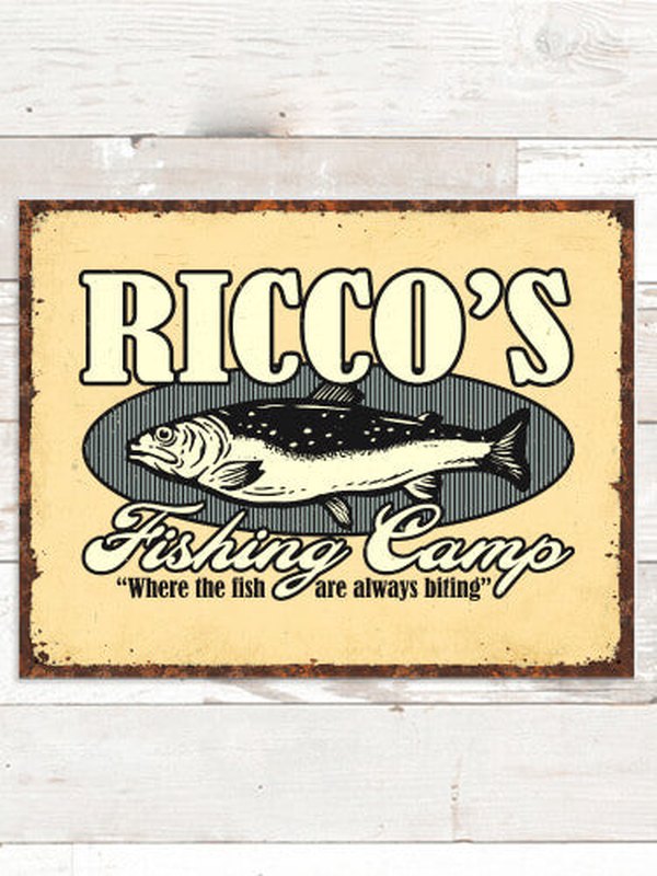 Fishing Camp : Tin Signs