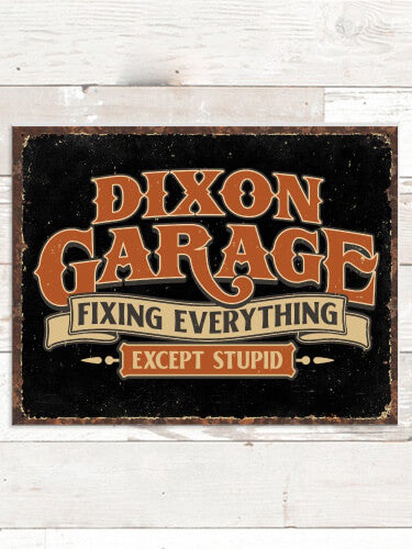 Fixing Everything Garage : Tin Signs